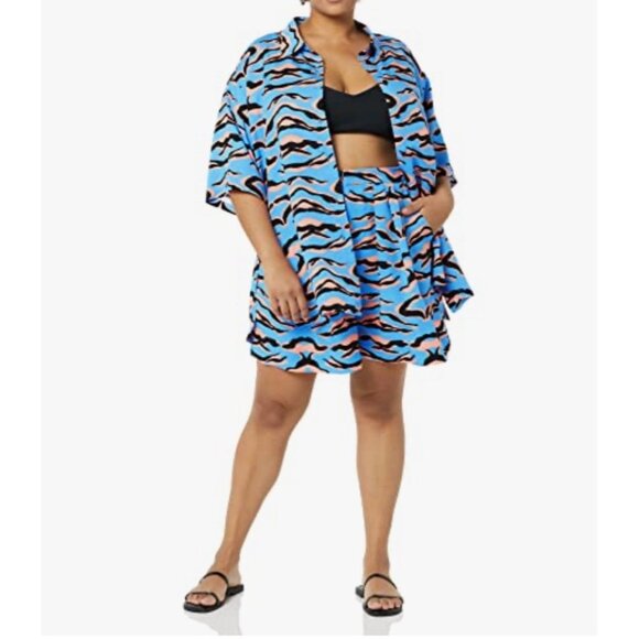 Terea Women's Nadia Resort Shirt size 5X NWT - Picture 4 of 8